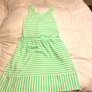 Crewcuts size 12 striped crisscross dress